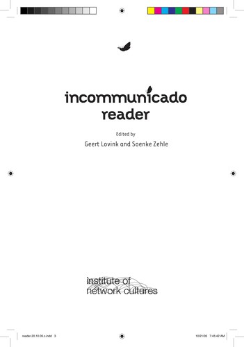 Cover of Incommunicado reader