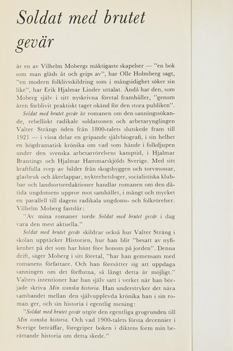 Cover of Soldat med brutet gevär