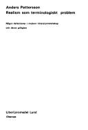 Cover of Realism som terminologiskt problem
