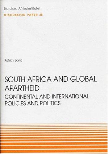 Cover of South Africa and Global Apartheid