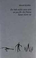 Cover of En bok måste vara som en yxa för det frusna havet inom oss : brev 1900 - oktober 1912