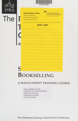 Cover of Successful bookselling