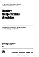 Cover of Chemistry and specifications of pesticides