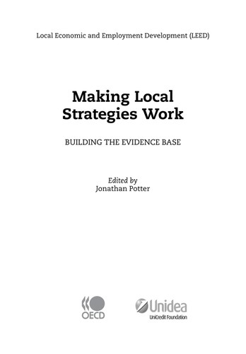 Cover of Making local strategies work
