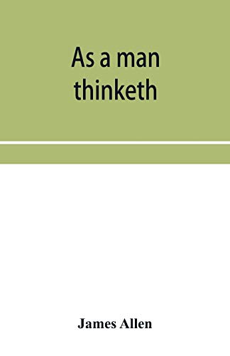 Cover of As a man thinketh