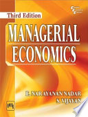 Cover of MANAGERIAL ECONOMICS, THIRD EDITION