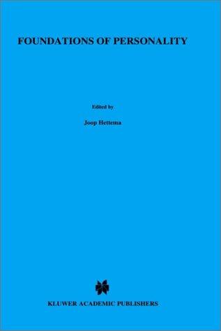 Cover of Foundations of personality