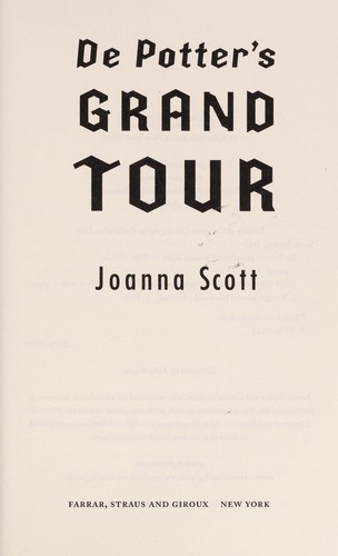 Cover of De Potter's Grand tour