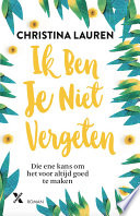 Cover of Ik ben je niet vergeten