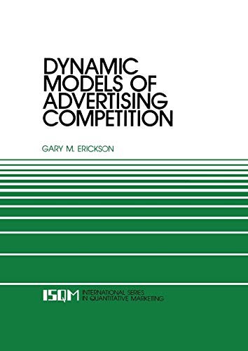 Cover of Dynamic Models of Advertising Competition