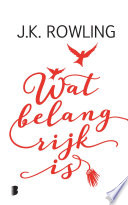 Cover of Wat belangrijk is