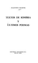 Cover of Textos de sombra y últimos poemas