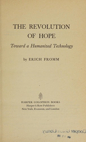 Cover of Die Revolution der Hoffnung