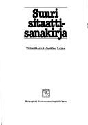 Cover of Suuri sitaattisanakirja