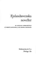 Cover of Finlandssvenska noveller