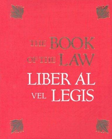 Cover of The book of the law, Liber al vel legis, with a facsimile of the manuscript as received by Aleister and Rose Edith Crowley on April 8,9,10, 1904 e.v.