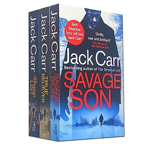Cover of Jack Carr James Reece Series 3 books Collection Set