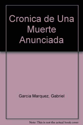 Cover of Crónica de una muerte anunciada