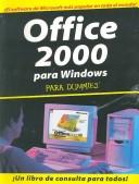 Cover of Office 2000 para Windows para Dummies