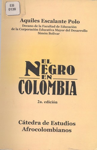 Cover of El negro en Colombia