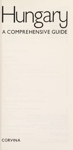 Cover of Hungary, a comprehensive guide