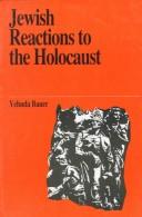 Cover of Jewish Reactions to the Holocaust (Jewish Thought)