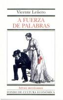 Cover of A fuerza de palabras