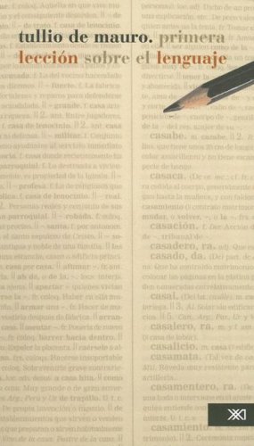 Cover of Primera leccion sobre el lenguaje