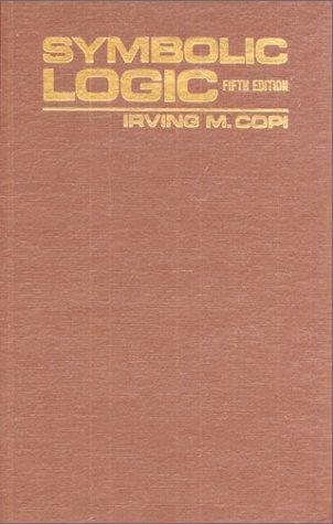 Cover of Symbolic logic