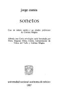 Cover of Sonetos