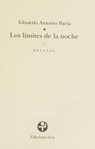 Cover of Los límites de la noche