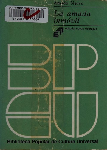 Cover of La amada inmovil