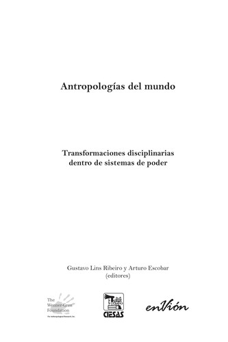 Cover of Antropologías del mundo