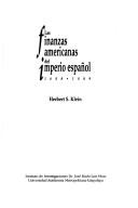 Cover of Las finanzas americanas del Imperio español