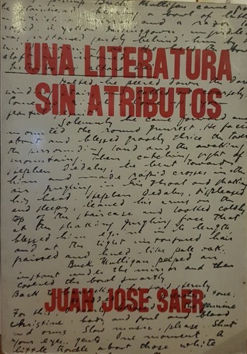 Cover of Una literatura sin atributos