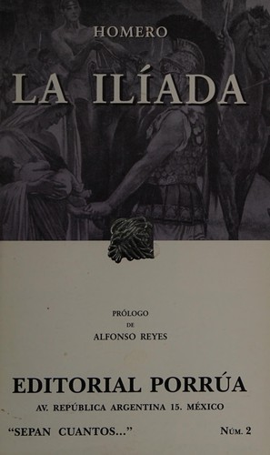 Cover of La Ilíada