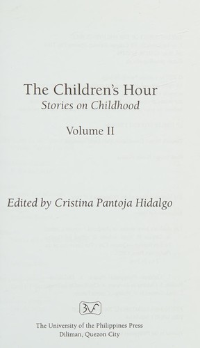 Cover of The children's hour