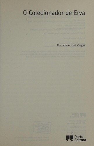 Cover of O colecionador de erva
