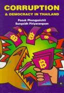 Cover of Corruption and democracy in Thailand