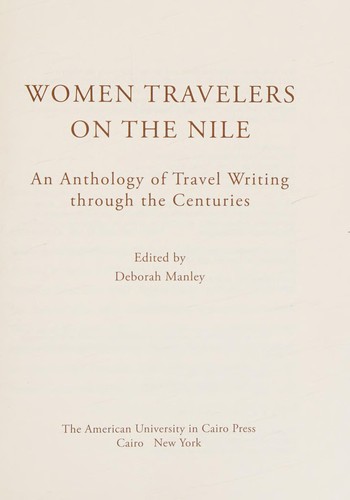 Cover of Women Travelers on the Nile