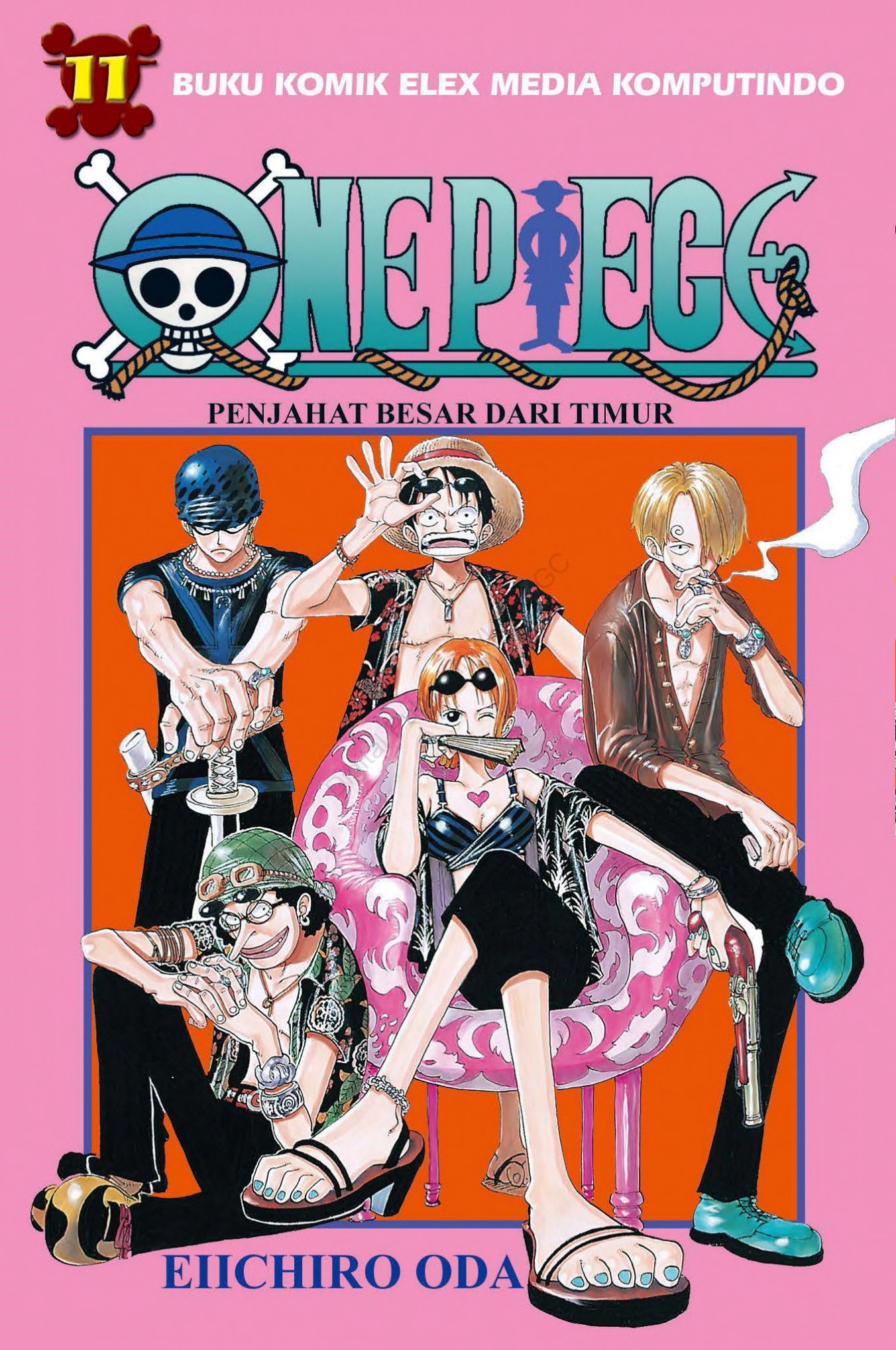 Cover of One Piece 11: Penjahat Besar Dari Timur