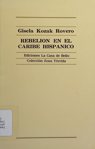 Cover of Rebelión en el Caribe hispánico