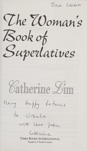 Cover of The woman's book of superlatives