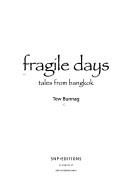Cover of Fragile days