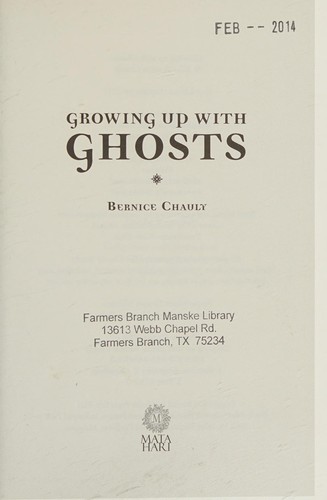 Cover of Growing up with ghosts