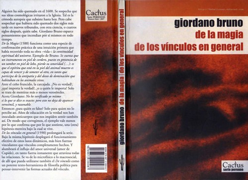 Cover of De la magia ; De los vínculos en general
