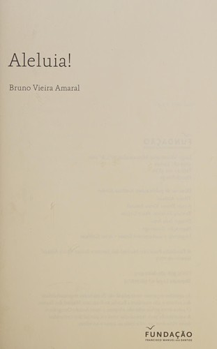 Cover of Aleluia!