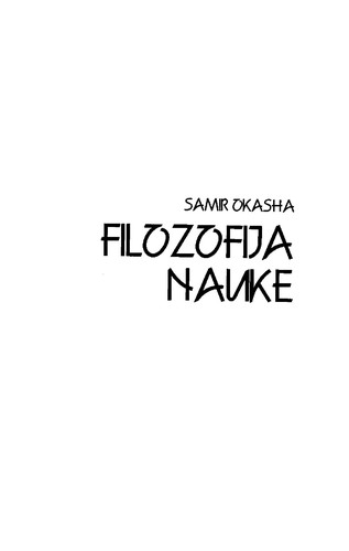 Cover of Filozofija nauke