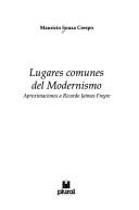 Cover of Lugares comunes del modernismo