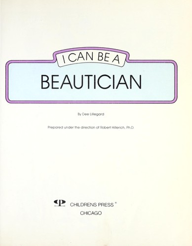 Cover of I can be a beautician